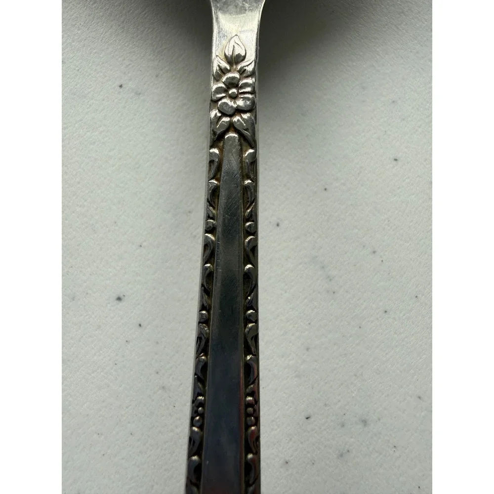 Vintage Oneida Community Stainless Via Roma Serving Spoon